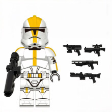 327th Attack Battalion Trooper with Guns Building Block Role Play Figure Gift for Collector