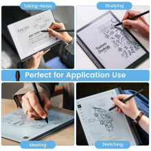 40 St Pennspetsar för 2 Pen, Soft Pen Tips Ersättning för 2 Stylus Penspetsar med Verktyg