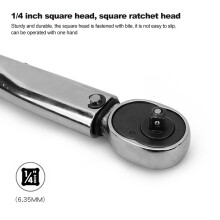 1/4in Torque Wrench 5-25Nm with Quick Release