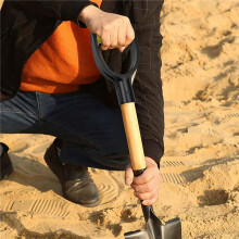 2X Plastic Spade Handle Shovel D Grip Handle,32mm Inner Diameter Spade Snow Shovel Handle,(Yellow)