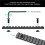 64 Pack M 4 T-Nut Metric Camming Screw Replacement Sets Compatible with Standard Rail Systems, with Thread Screws 4