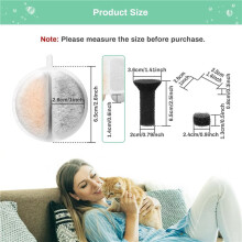 12 Piezas Filtros de Fuente de Agua para Gatos para Fuente de Agua para Mascotas Lite y Premium de 2,5 L para Filtro de Filtración de Agua Reemplace