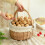 Handwoven Natural Willow Basket Suitable for-Striped lining 6