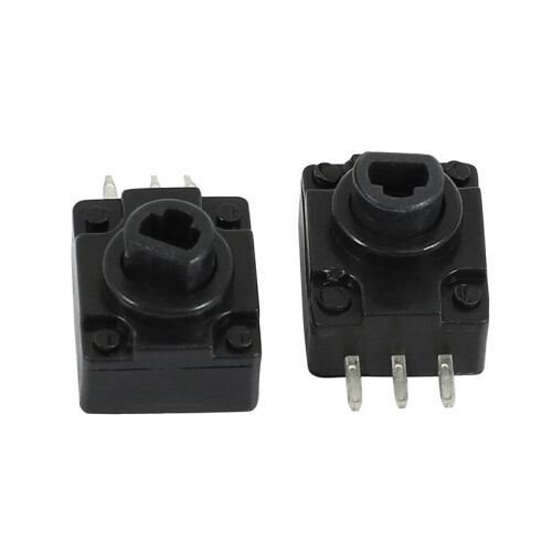 4Pcs Black Replacement Repair Parts Lt/Rt Button Keypad for  360 Controller 2