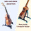 Guitar Classic A-Frame Tripod Justerbart Gitarrstativ för Akustiska Elgitarrer och Ukuleler Hopfällbart Golvstativ 5
