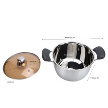 Composite Steel Thick Base Saucepan