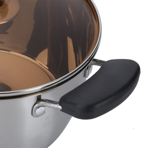 Ergonomic 20cm Steel Milk Pan