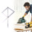 Angle Measuring Tool Protractor | Multi-Functional Corner Gauge for Doors & Ceilings | Thickened Edge, Precision Markings | Compatible with 7