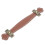Artificial Leather Luggage Handle 192x38mm Reddish Brown 15