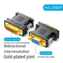 Mindpure 24+5 DVI Macho A VGA Hembra Convertidor Conector de Tarjeta GráFica de Computadora Cable Adaptador de TV