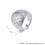 Women's Stainless Steel Chunky Dome Mesh Statement Ring Silver Size 9 2