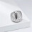 Women's Stainless Steel Chunky Dome Mesh Statement Ring Silver Size 9 4
