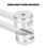 Silver Tuning Fork Hammer Set for Sound Healing & Therapy 4