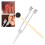 Silver Tuning Fork Hammer Set for Sound Healing & Therapy 12
