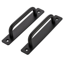 Door Handles Sliding Door Handle Cabinet Handles Door Pull Handle Door Pulls with Plate for Sliding Closet Door Handle