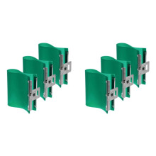 6Pcs Silicone Mug Clamp 15 OZ 3D Sublimation Silicone Cup Wrap Fixture for Printing Heat Transfer Machine, Green