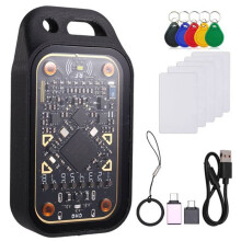 Chameleon Ultra  RFID Smartcard-Emulator-Lesegerät + 5XUID-Schlüsselanhänger/CUID-Karte IC-ID-Karte Dekodierung/Reset + Automatische Abfrage