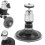 Universal Adjustable Alloy Plastic Car Suction Cup Mount - Silver 4
