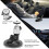Universal Adjustable Alloy Plastic Car Suction Cup Mount - Silver 6