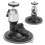 Universal Adjustable Alloy Plastic Car Suction Cup Mount - Silver 11
