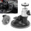 Universal Adjustable Alloy Plastic Car Suction Cup Mount - Silver 14