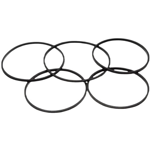 100PCS Universal Mix Cassette Tape Machine Belts Assorted Common Flat Rubber Belt for Recorders CD DVD Drive 1