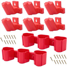 Battery Holder and Tool Holders Compatible for M12 12V Wall Mount Hanger Battery Drill Tool Storage for Work