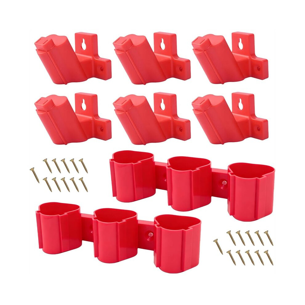 Battery Holder And Tool Holders Compatible For M12 12V Wall Mount Hanger Battery Drill Tool Storage For Work 6031418255984