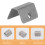 80Pcs Stainless Steel Wind Deflector Clips Car Accessory Weatherproof 5