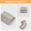 80Pcs Stainless Steel Wind Deflector Clips Car Accessory Weatherproof 6