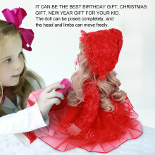 Lifelike Baby Doll 60cm with Blonde Hair