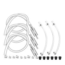Tuyau de Purge de Freins, Clapet Anti-Retour, Kit de Purge pour Embrayage de Voiture et Moto - Purge Du Liquide de Frein Hydraulique