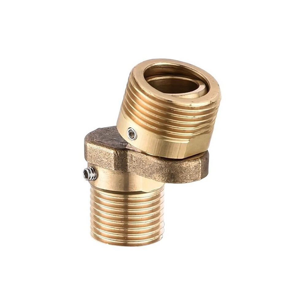 Universal Angled Curved Foot 360 Rotatable Adjustment Eccentric Screw Corner Wall Mount Shower Faucet Adapter 6031147304151