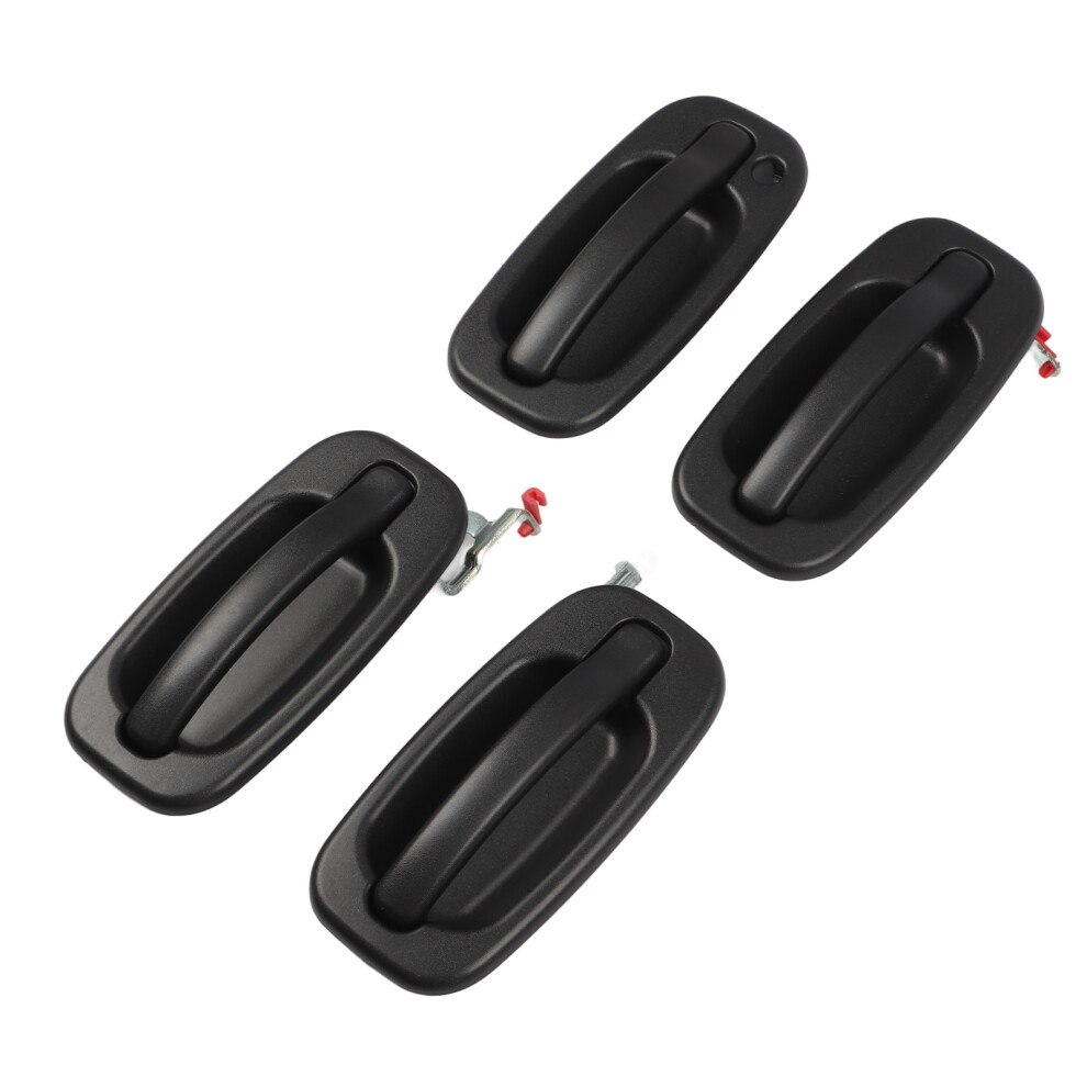 4Pcs Door Handles For 1500 2500 3500 Black 7340572520012