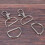 60Pcs Swivel Snap Hooks And D Rings For Lanyard And Sewing Projects (1 inch Inside Width) 2