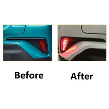 LED Reflector Lamp Rear Fog Lamp Rear Running Light Brake Light for  C-HR CHR 2017-2022 Accessories