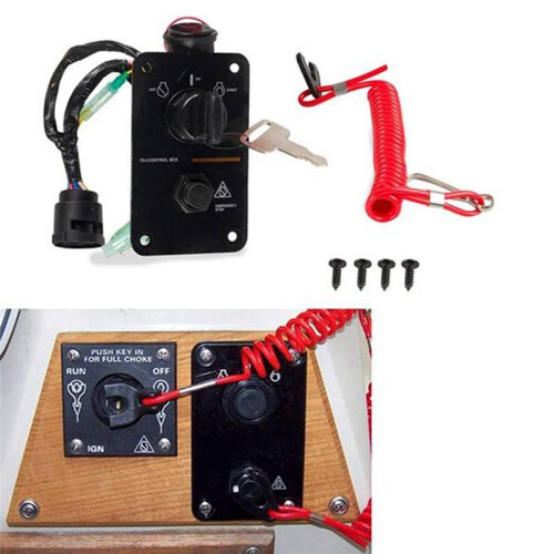 Outboard Single Control Key Panel DC12V Engine  Panel 704-82570-12-00 704-82570-08 for 1