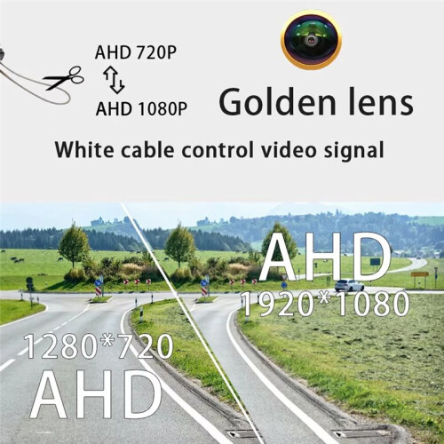 AHD 1080P Car Rear View Camera Reverse Camera for   Van 2017 Waterproof Night Vision Backup Camera 2