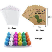 Cartes d'œufs de dinosaures pour enfants, lot de 2, éclosion dans l'eau, STEM