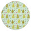 Nappe ronde de Noël avec bordure élastique 112 cm 1