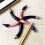 6Pcs Navy Eggplant Ceramic Chopsticks Holder Table Rack 9
