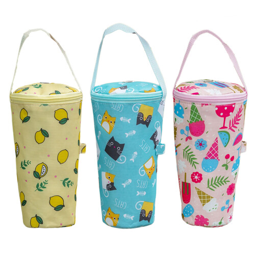 Insulated Cup Sleeve Handle Mobile Caloric- yellow lemon 1