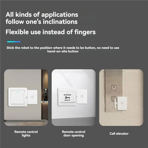2X  Remote Button Pusher Wireless Button Pusher with Remote Turn Off the Lights Artifact Infrared Remote Control 1