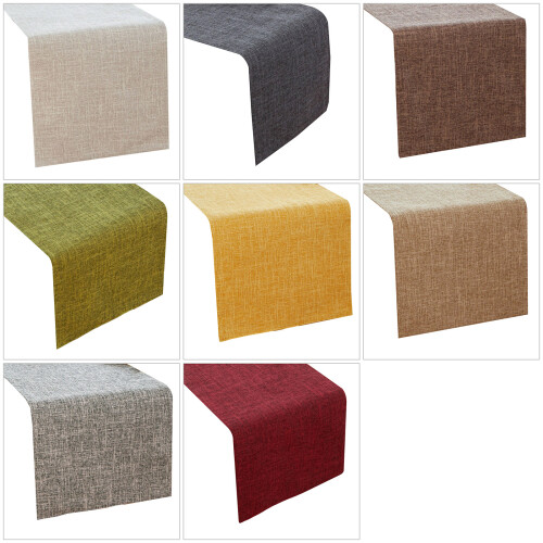 Additional Polyester Table Runner Not Slip-No. 5 Silver Grey 1