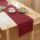 Stainproof Polyester Tablecloth Runner Permanent-No. 13 Golden 7