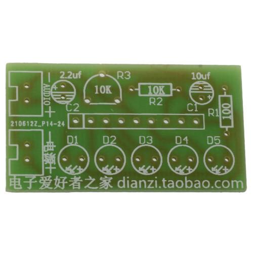 2X KA2284 Audio Level Meter Level Indicating Suit LED Indicator DIY Kit for