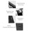 Projection Alarm Clock HD LED Display  Projection Clocks for Bedroom 180 Degree Rotatable Digital Clock Projector B 4