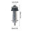 Baby Chick Friendly Waterer Easy Push Rod Triggering Rustproof 3