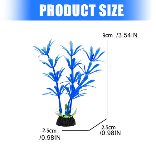 Aquariums Plant Artificial Leaf Breeding Crafts Leaf-P 1