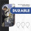 3mm x 150mm Auto Wire Push Cable Zip Tie Organizer White Black 100 Pcs 7